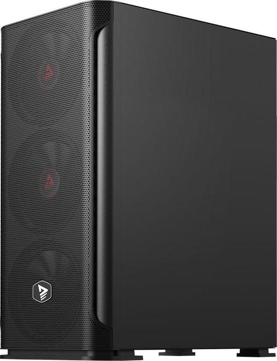 Actual product image Savio SHADOW X2 computer case Midi Tower Black (ATX, ITX, mATX)
