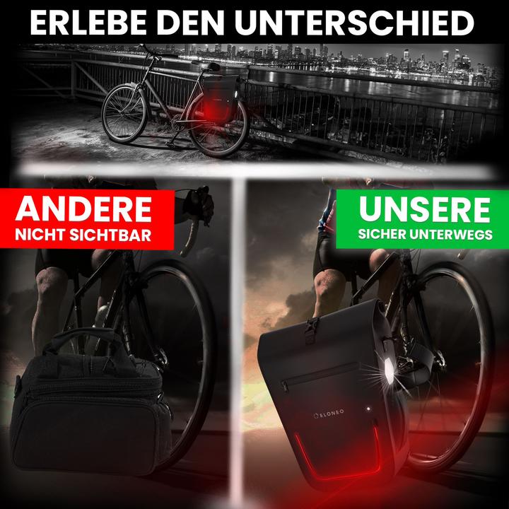 Produktbild Eloneo Fahrradtasche für Laptop (25 l, Gepäckträgertasche)