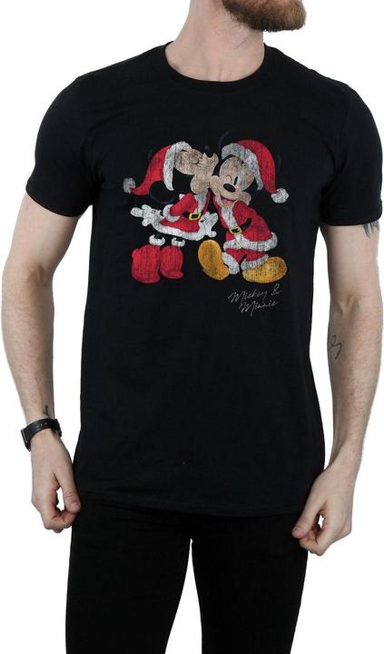 Produktbild Disney Mickey And Minnie Christmas Kiss TShirt (L)