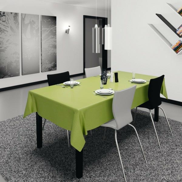 Actual product image DC Table Monte Carlo Sharon tablecloth 110 cm x 1.4 m, lime (110 x 140 cm)