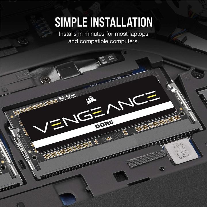 Produktbild Corsair Vengeance (1 x 16GB, 4800 MHz, DDR5-RAM, SO-DIMM)