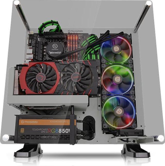 Actual product image Thermaltake Core P3 Tempered Glass Snow Edition (ATX, mATX)