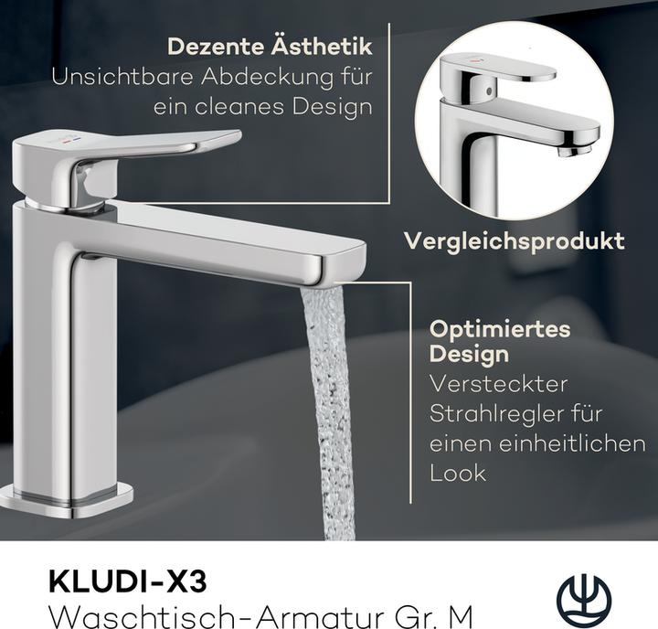 Produktbild Kludi X3 Waschtischarmatur