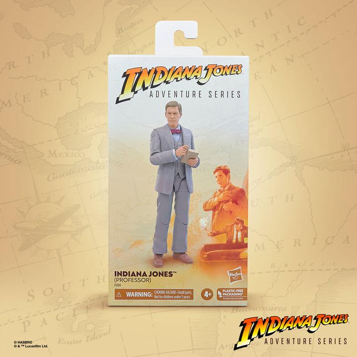 Actual product image Hasbro Indiana Jones Adventure Series figurine Indiana Jones (Professor) (Indiana Jones et la Dernière Croi
