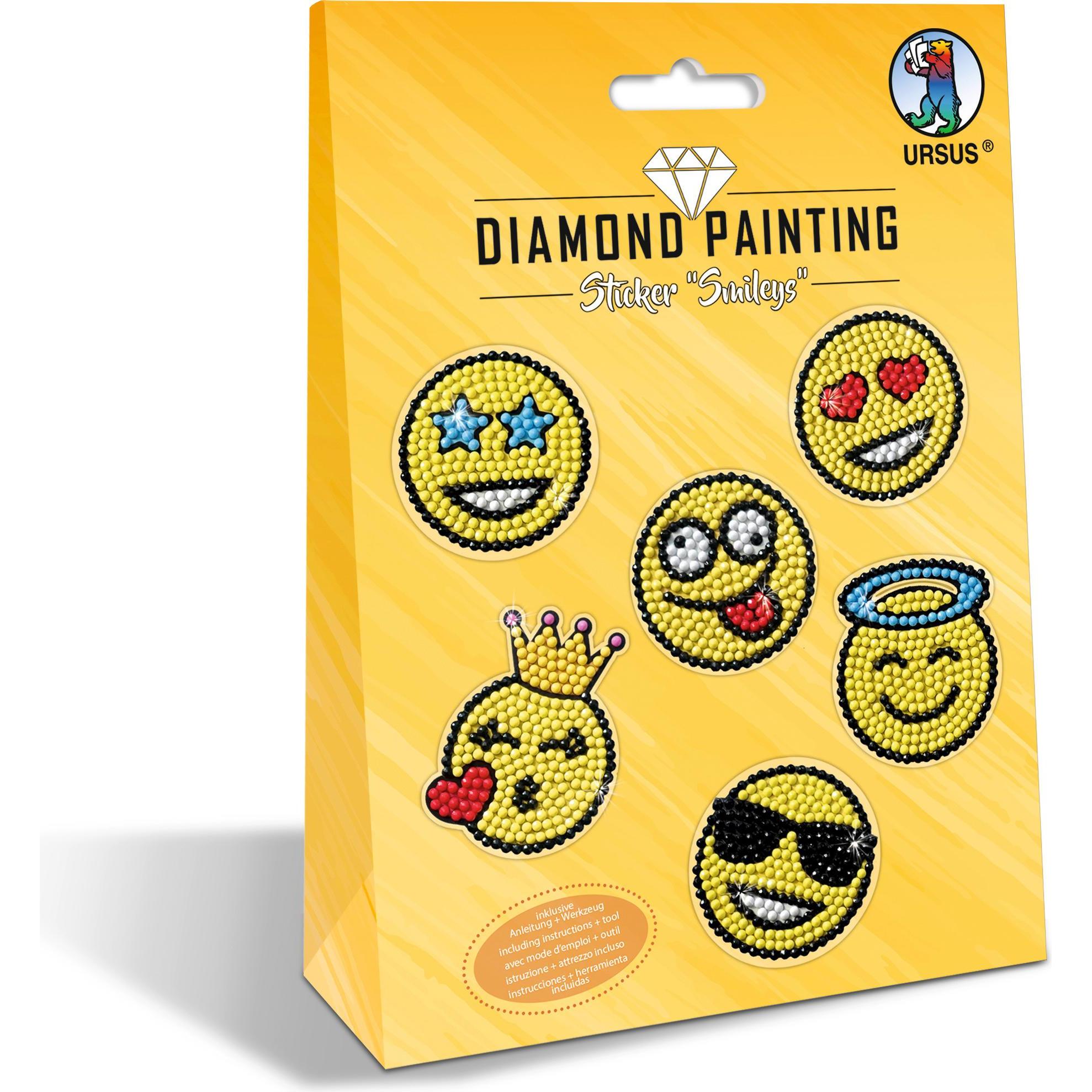 Ursus, Sticker, Motivsticker Diamond Painting Smileys