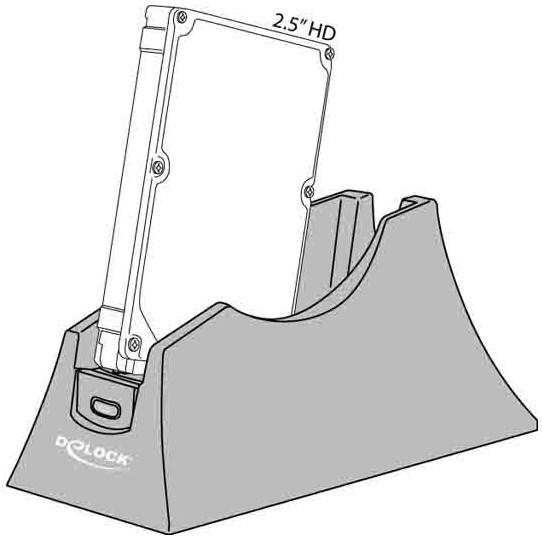 Image du produit Delock 61858 Station d'accueil SATA HDD USB3.0