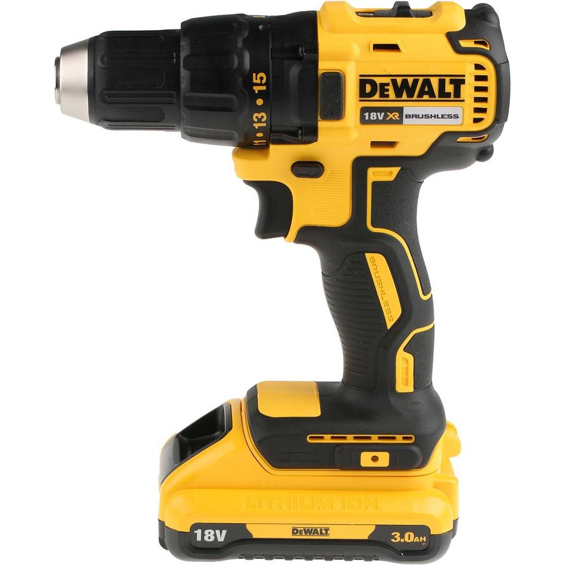 Thumbnail - DeWalt, Bohrmaschine + Akkuschrauber, Drill driver 13mm XR 18V 3Ah Li-Ion (Akkubetrieb)