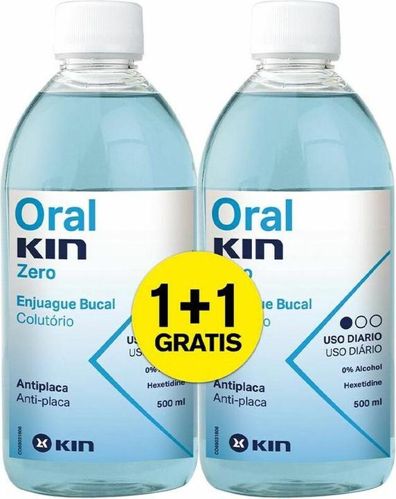 Actual product image KIN ORALKIN ZERO ENJUAGUE BUCAL set 2 pz (500 ml, Mouthwash)