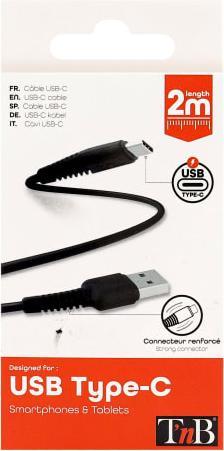 Actual product image T'nB TNB USB-C cable 2 metres (2 m, USB 3.2 Gen 1, 18 W)