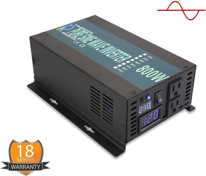 Actual product image Wzrelb Full Power Endurable LED Display Pure Sine Wave Solar Inverter