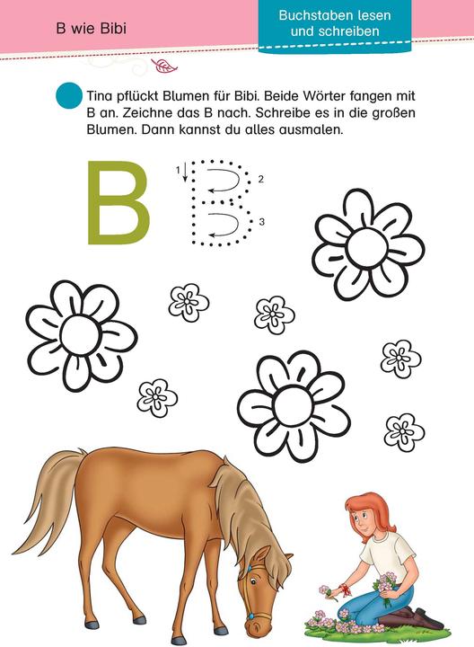 Immagine prodotto Bibi & Tina Mein Schulstart-Block. Erstes Lesen und Schreiben ab 5 Jahren (Tedesco, 2017)