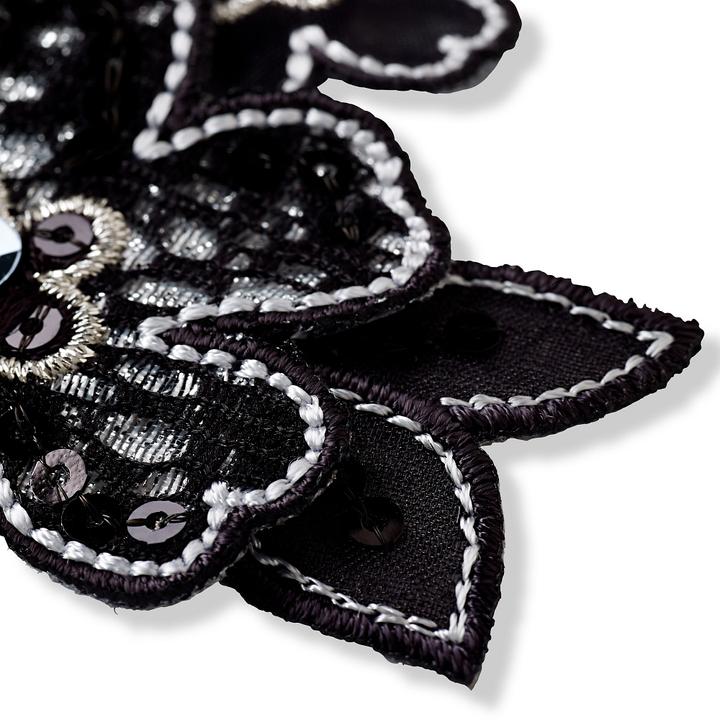 Actual product image Prym Application flower tendril black