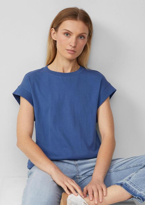 Produktbild S.Oliver T-Shirt T-Shirt im Relaxed Fit mit überschnittenen Schultern (36)