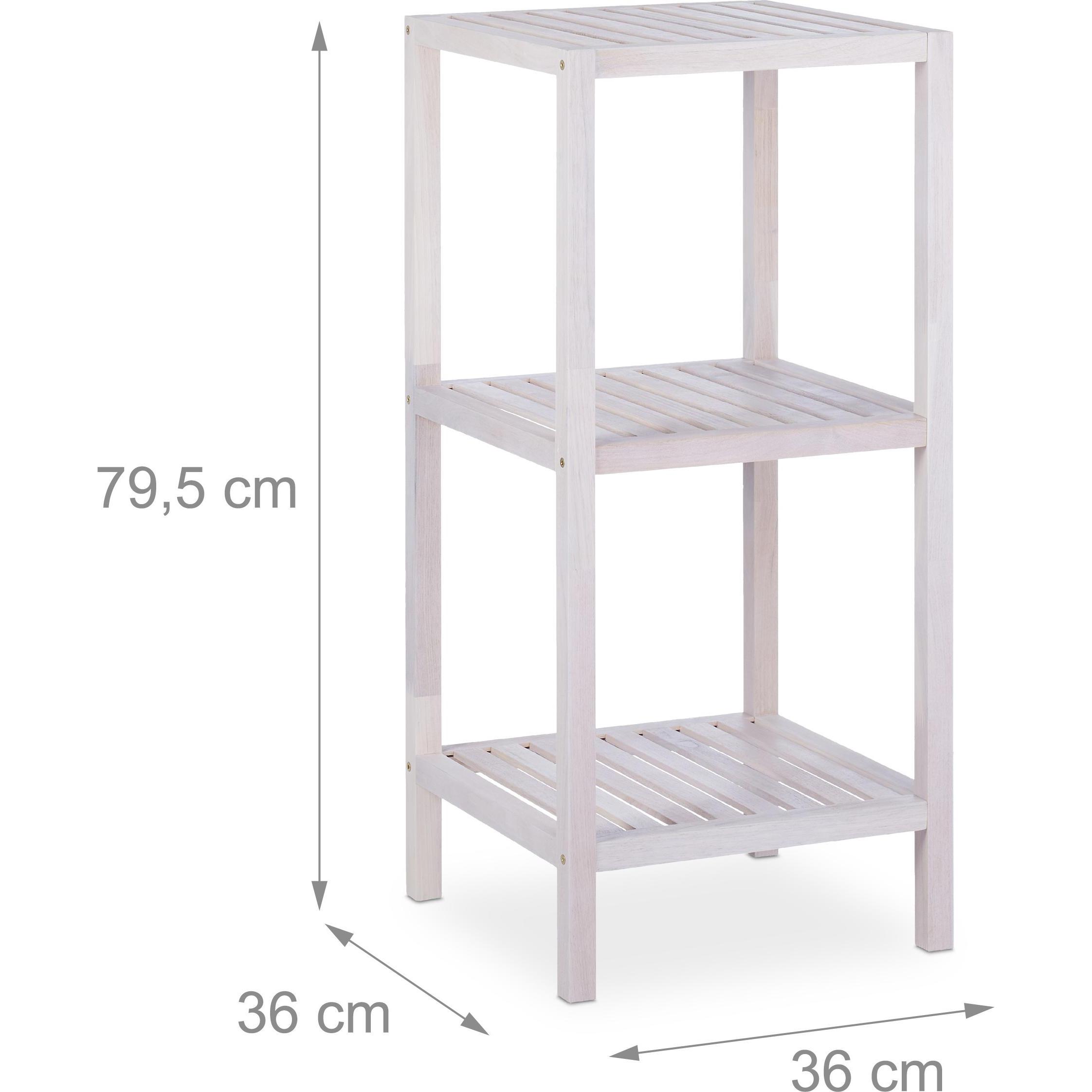 Thumbnail - Relaxdays, Badezimmerregal, Badregal (36 x 36 x 79.5 cm)