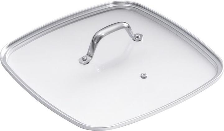 Immagine prodotto Kuhn Rikon Glasdeckel mit Edelstahlgriff quadratisch Ø 27 x 27 cm (Vetro)