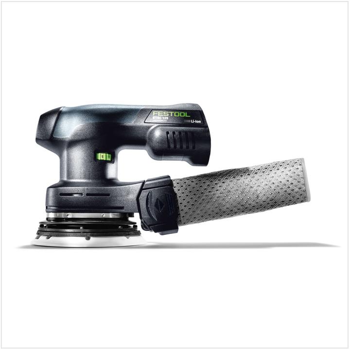 Produktbild Festool ETSC 125 Akku Exzenterschleifer 18V 125mm brushless + 1x ACA 220-240/18V Ergo Netzadapter + (Exzenterschleifer)