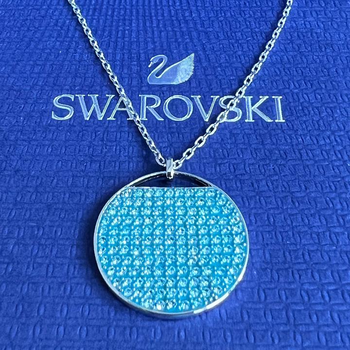 Produktbild Swarovski Kette Ginger hellblau 5642942 (Rhodiniert)