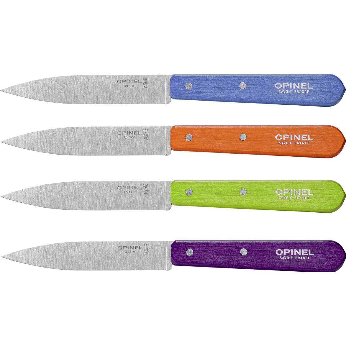 Thumbnail - Opinel Küchenmesser-Set No. 112 4-teilig farbig, Küchenmesser, Mehrfarbig