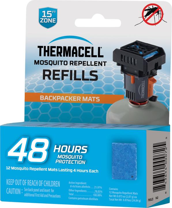 Actual product image Thermacell NFP Backpacker 48 h, M-48, 12 pieces
