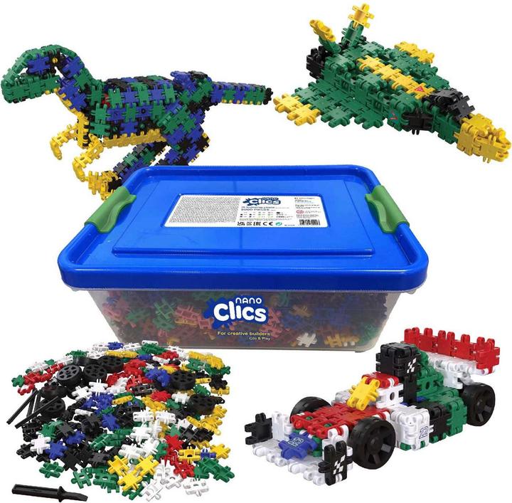 Clics Nano – Baukasten für kreative Baumeister – 2000 Teile.
