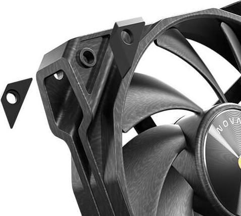 Produktbild Antec The Nova 120 is a high-powered fan with a simple look that supports up to 3200 rpm (120 mm, 1x)