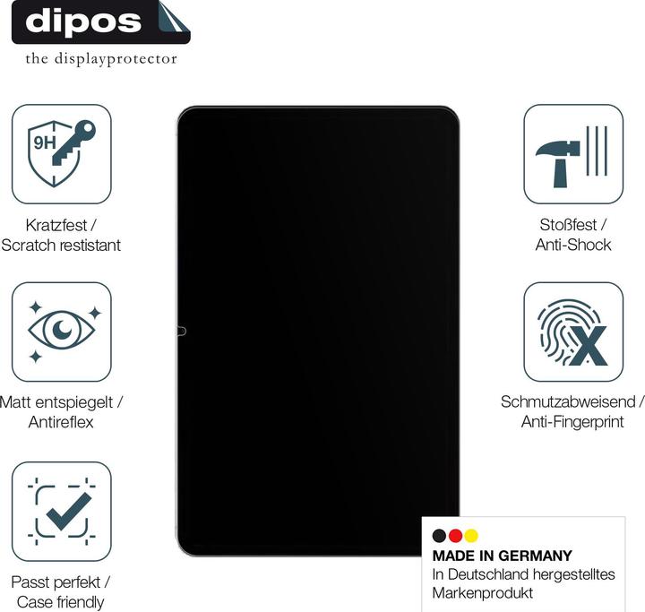 Produktbild Dipos Displayschutz Anti-Shock (2 Stück, Oppo Pad Air)