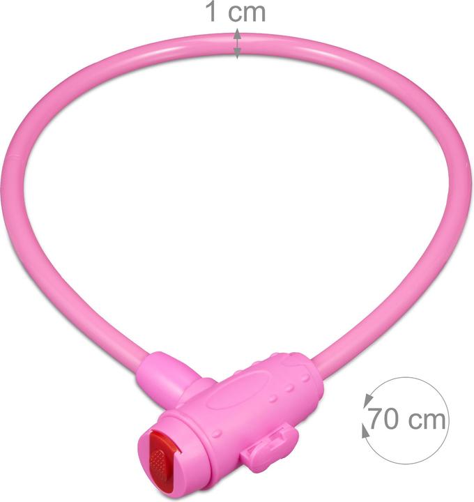 Relaxdays Fahrradschloss (70 cm)