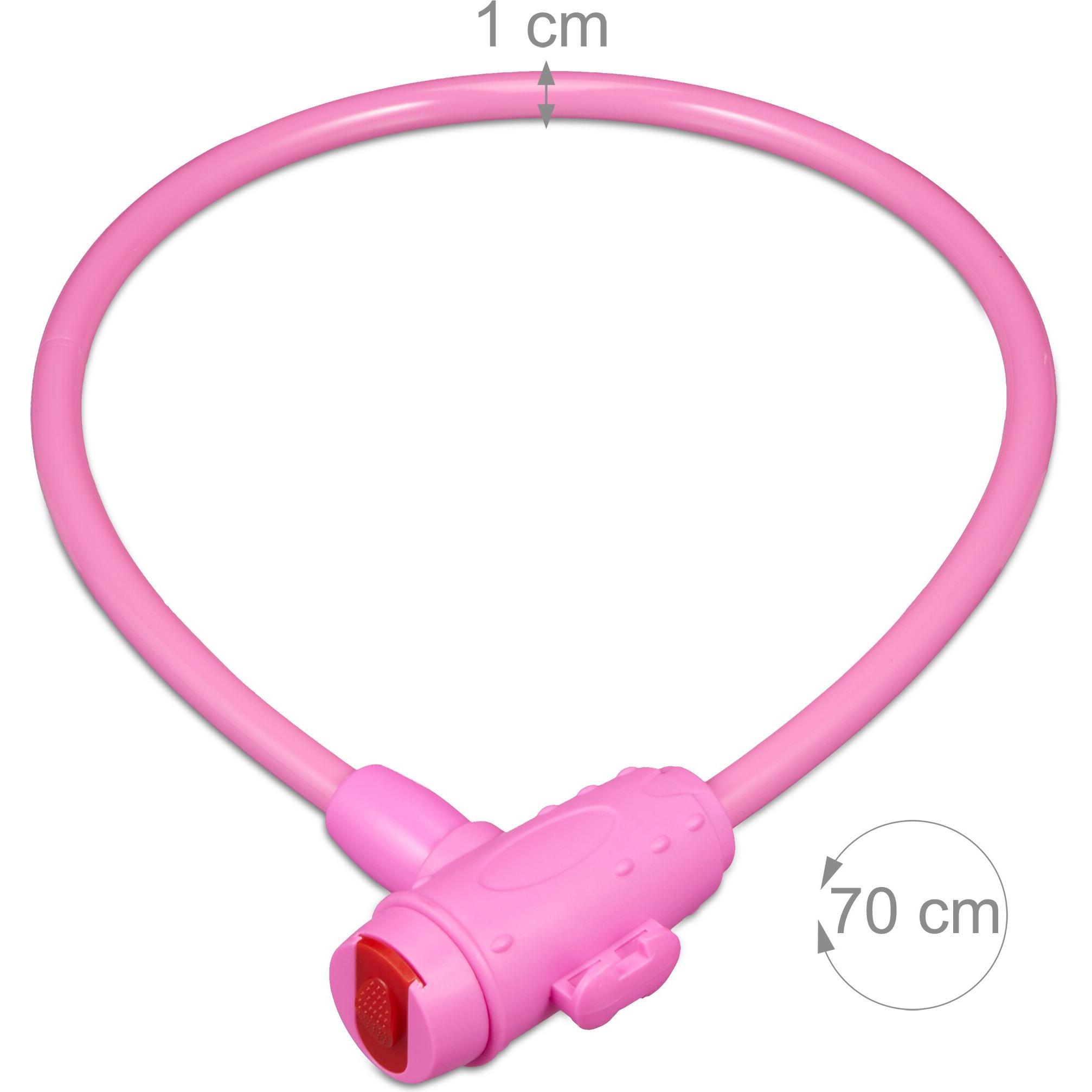 Relaxdays, Veloschloss, (70 cm)