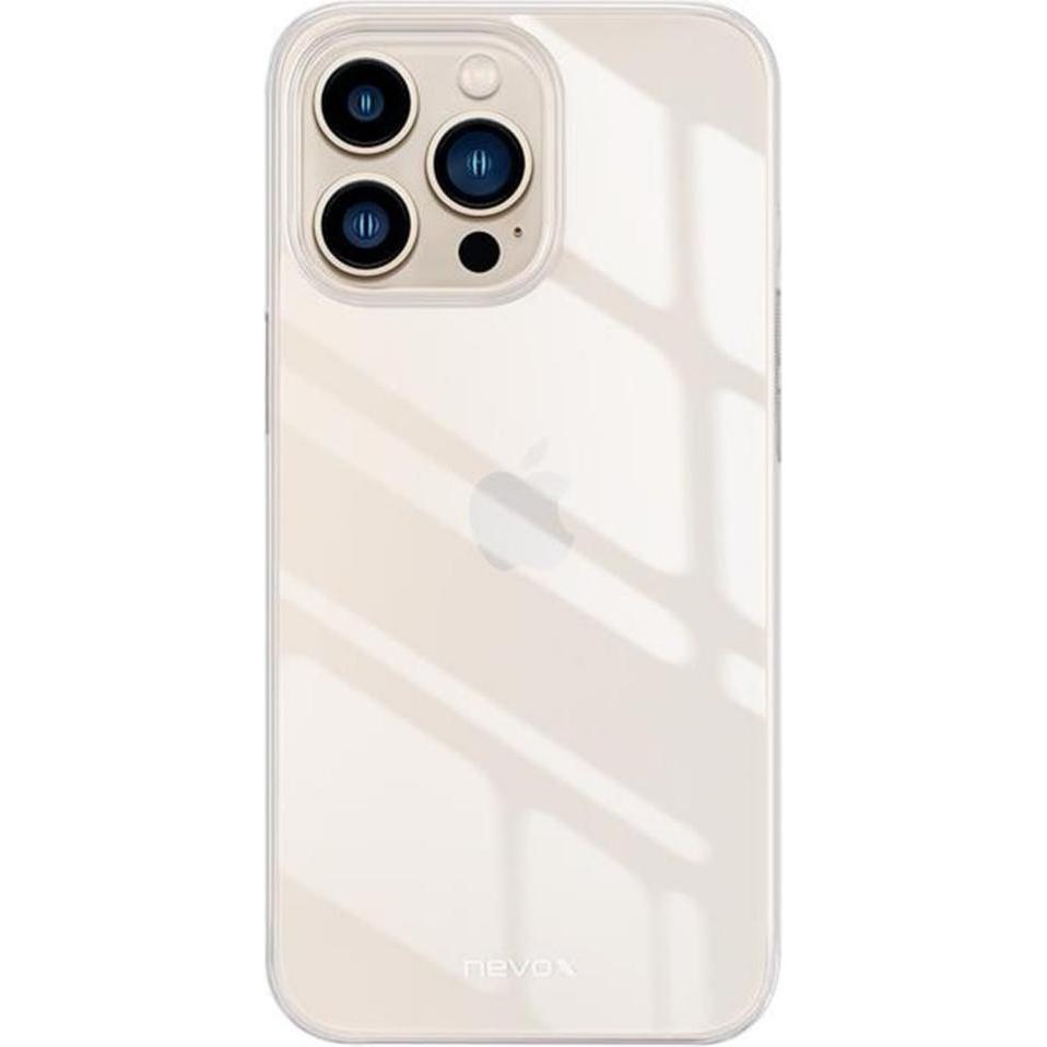 Nevox StyleShell Flex (Apple iPhone 14 Pro), Smartphone Hülle, Transparent