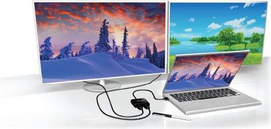 Produktbild Club 3D Club3D Multi Streaming Transport Hub 1xDP->2xHDMI (HDMI, 20 cm)