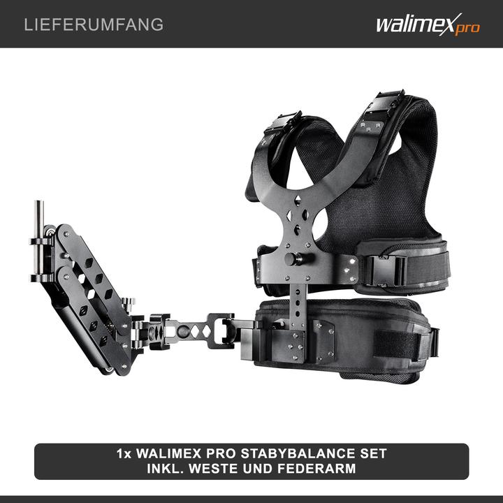 Actual product image Walimex pro per StabyBalance Set vest incl. spring arm (Stand adapter)
