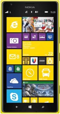 Nokia Lumia 1520 (32 Go, Jaune, 6", 20 Mpx, 4G)