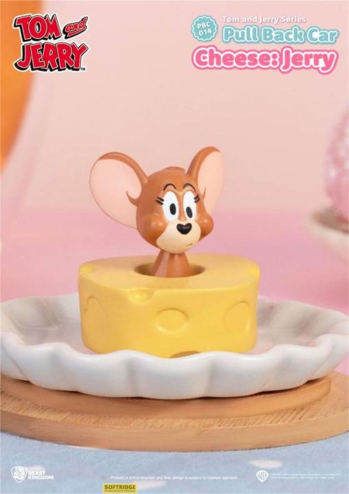 Actual product image Beast Kingdom Tom & Jerry Pull Back Cars Blind Box 6-Pack