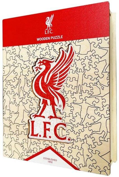 Productafbeelding Iconic Liverpool FC - Logo Liver Bird - Houten puzzel Maat L (500 stukjes) (500 onderdelen)