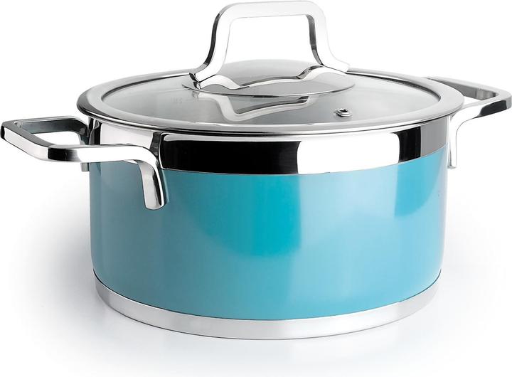 Actual product image Lacor Buffet casserole with lid (Pot, Saucepan, Stainless steel, 24 x 18.90 cm)
