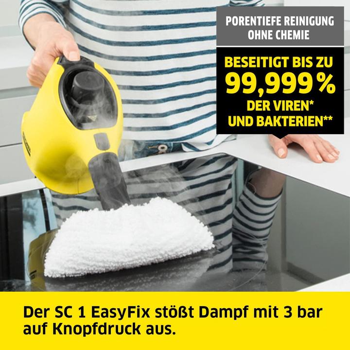 Actual product image Kärcher SC1 EasyFix (3 bar, 1200 W)