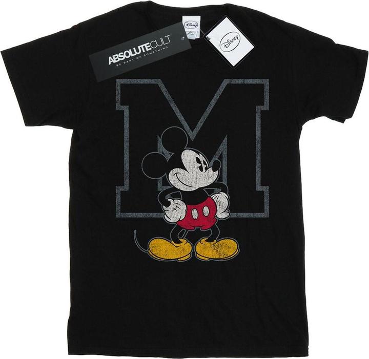 Actual product image Disney Womens/Ladies M Mickey Mouse Cotton Boyfriend T-Shirt (M)