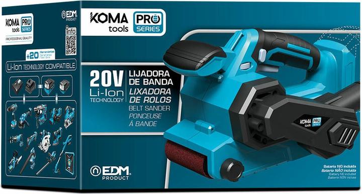 Produktbild Koma Tools Enzo accu bandschuurmachine | 20V | zonder accu - 6490154 (Bandschleifer)