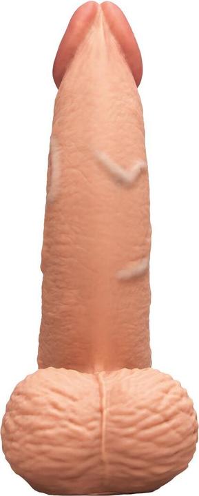Produktbild Earthly Body Slipskin Realistic Silicone Dildo 6.5 Inch Curved Mocha