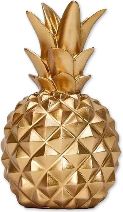 Cbx Goldene Ananas Statue Dekoration 12.5cm