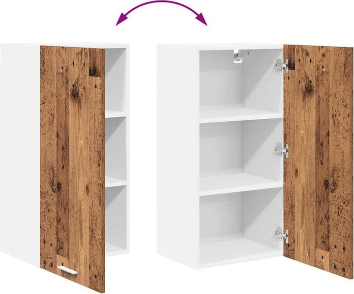 Altes holz und weiss