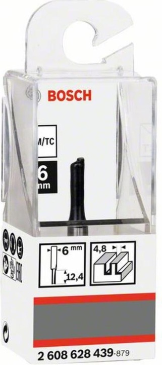 Produktbild Bosch Professional Zubehör Nutfräser, 6 mm, D1 4,8 mm, L 12,4 mm, G 51 mm