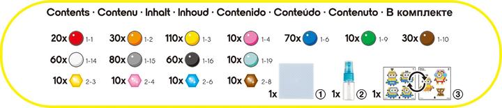 Actual product image Aquabeads 31605 AQB - Minions: Come Gru Diventa Cattivissimo Character Set