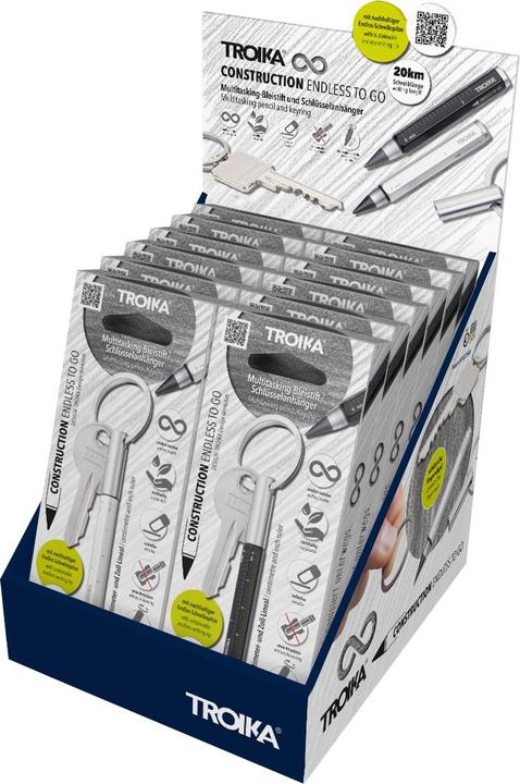 Actual product image Troika Thekendisplay 12xENDLESS multi Pen&Schlüsselanhänger