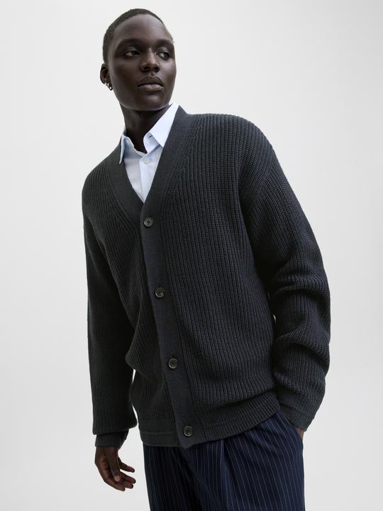 Produktbild Jack & Jones Einfarbig Strickjacke Strickjacke (L)