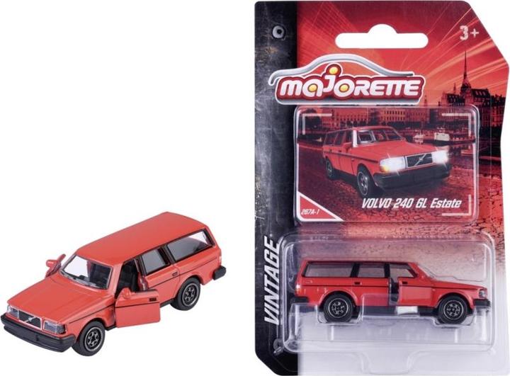 Actual product image Majorette Volvo 240 GL Estate, red