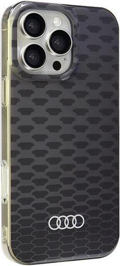 Actual product image Audi IML Stitching Pattern MagSafe iPhone 16 Pro Max 6.9" czarny/black hardcase AU-IMLMIP16PM-Q5/D3- (Apple iPhone 16 Pro Max)