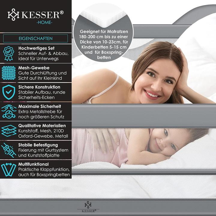 Actual product image Kesser Bettgitter klappbar