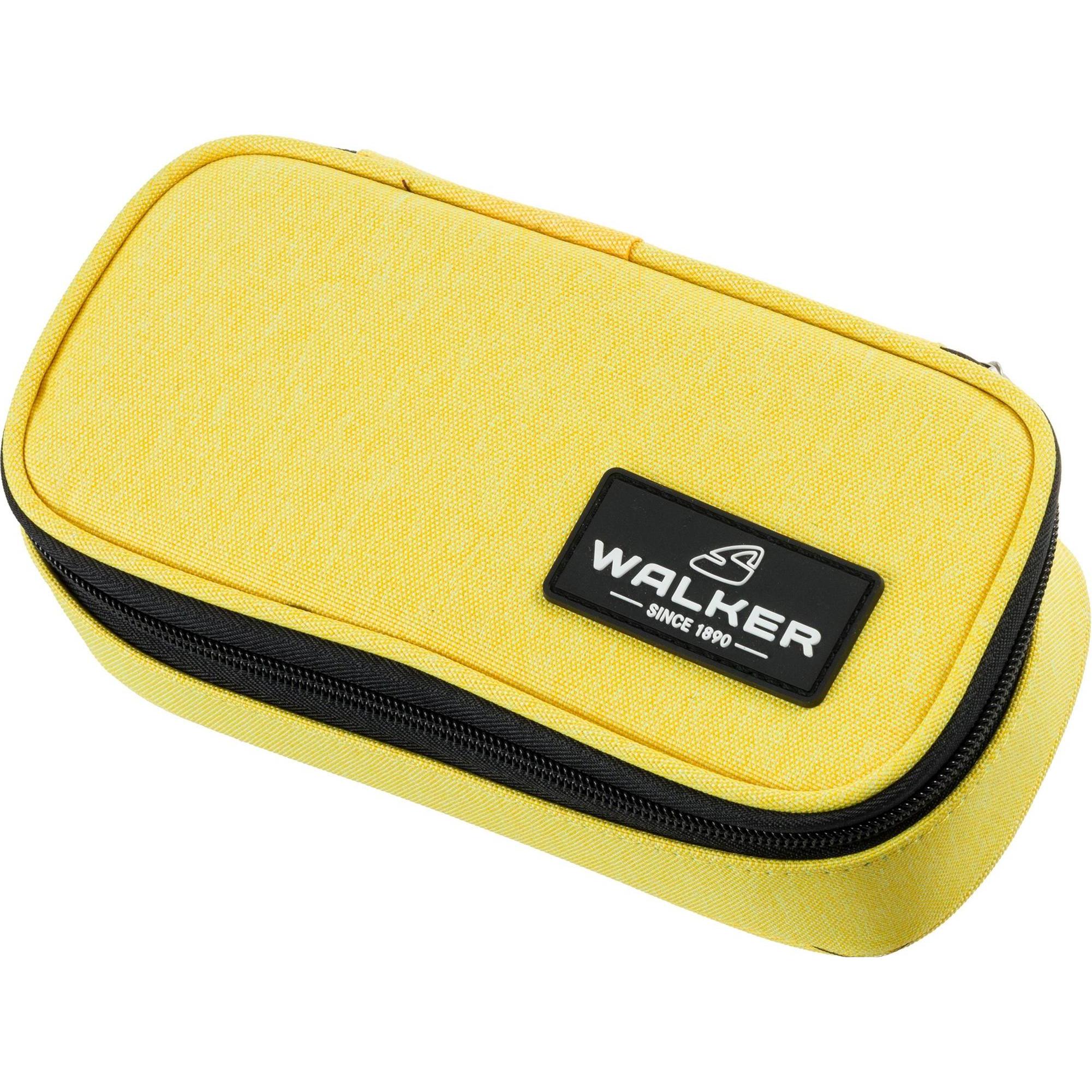 Walker, Etui, Etui Pencil Box 21 x 10 x 6 cm, Gelb