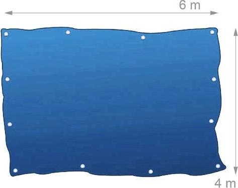 Actual product image Benson Tarpaulin 4 x 6 m blue (4 x 6 m)